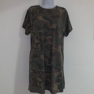 Camouflage Shirt Dress